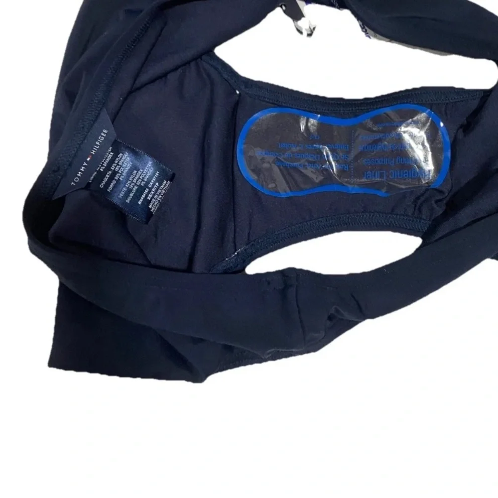 Tommy Hilfiger Size XS Navy Blue Hipster Bikini Bottom UPF 50+